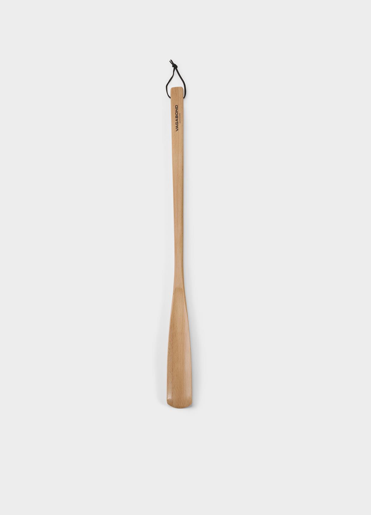 Chausse-pied Magnétique En Bois De Sapelli, 55 Cm, Long Manche, Pour