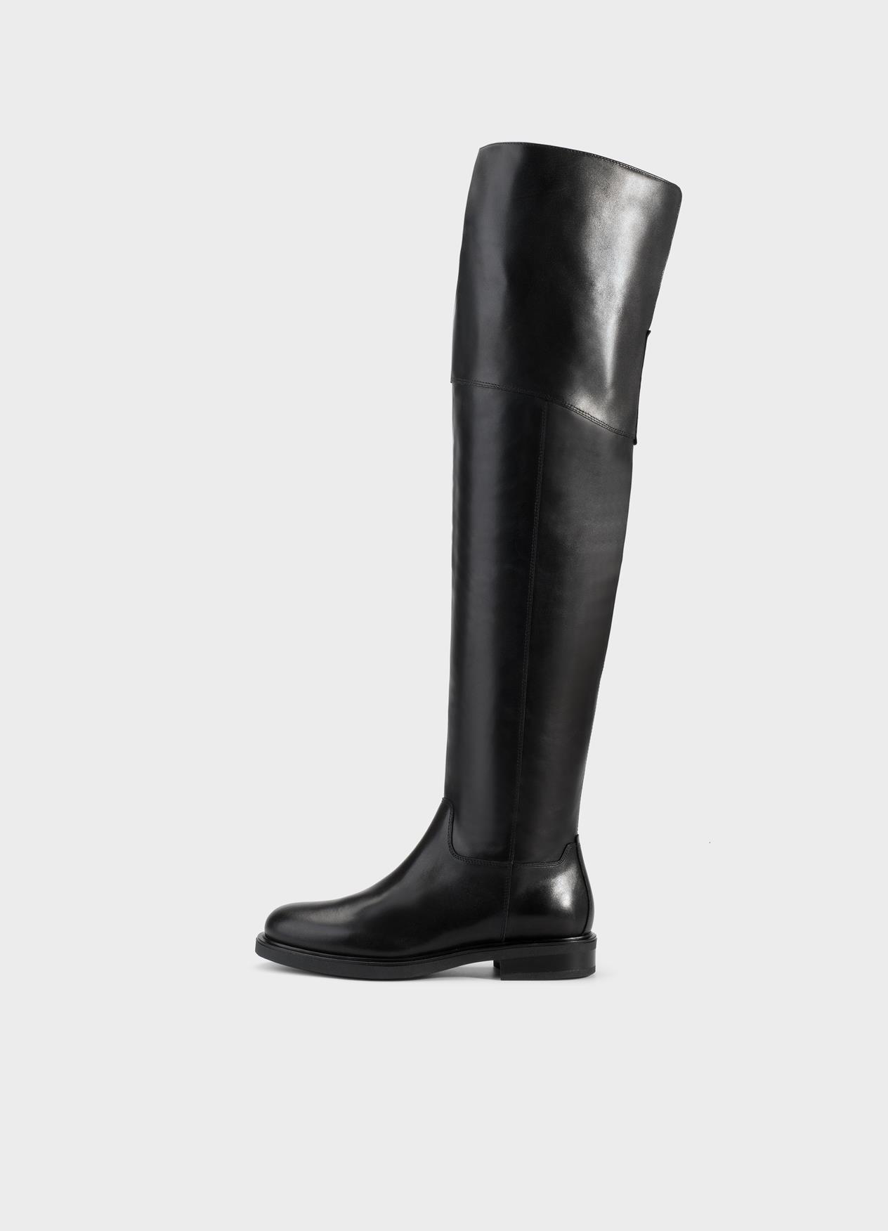 Freya tall boots | Tall boots | Black | Leather | Woman | Vagabond