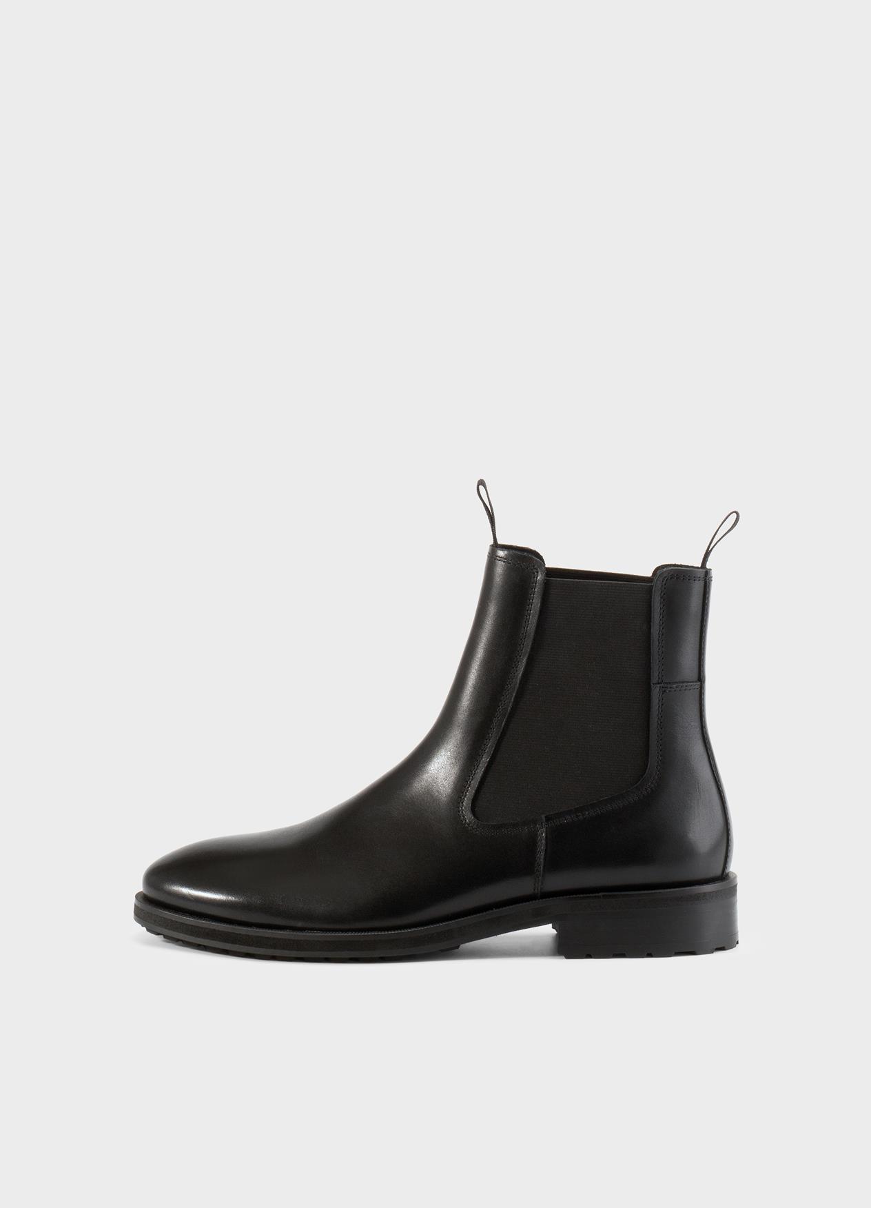 Men\'s Prospector Bryan Leather Chelsea Boots | Black | 9 Brian boots | Boots | Dark brown | Leather | Man | Vagabond main image 2