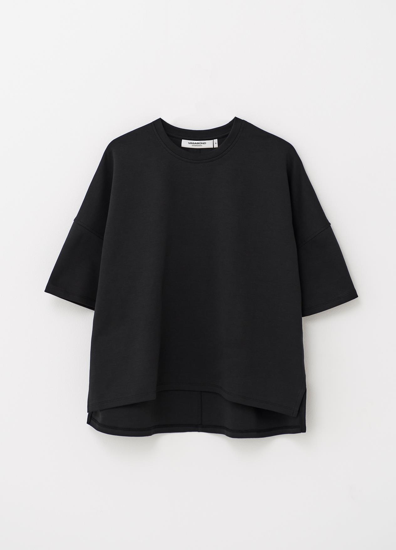 トップス JIMWAG Shadow long Tshirt BLACK Boxy t-shirt w | Футболка | Чорний | Жінка | Vagabond