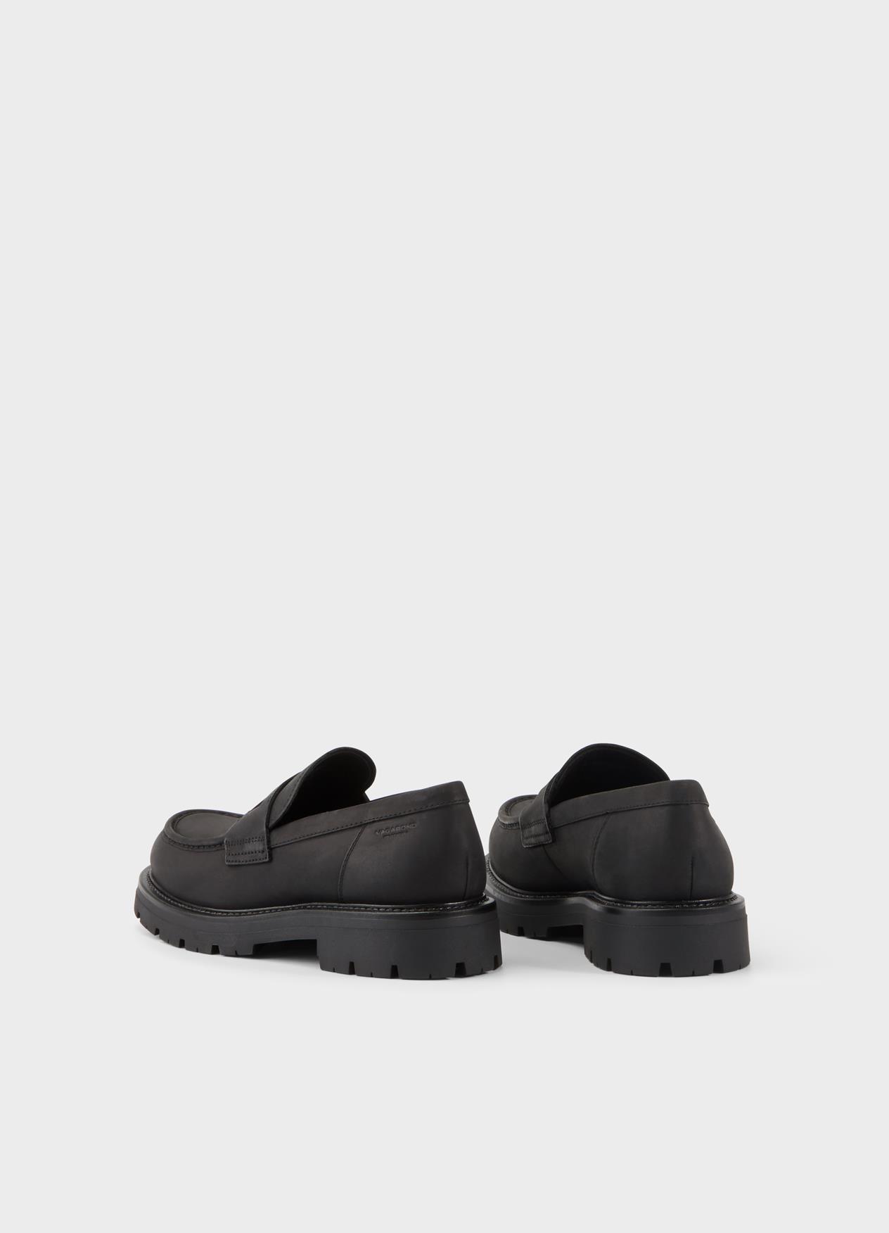 Vagabond Black Leather Cameron Lug-Sole Penny Loafers Cameron loafers | Loafers | Black | Leather | Man | Vagabond main image 3