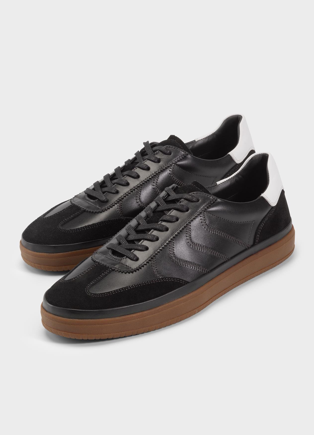 Leo | Sneakers | Black | Man | Vagabond