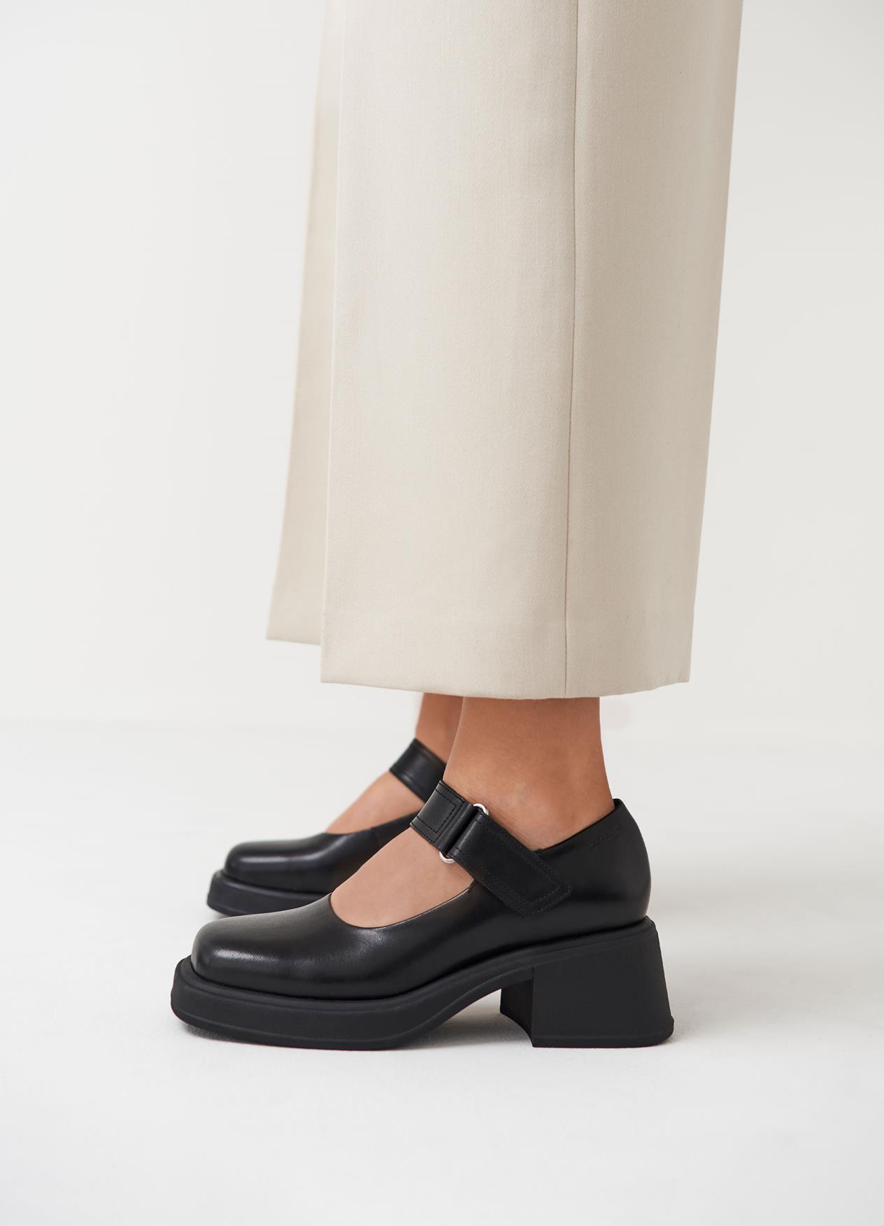 Dorah pumps | Pumps | Black | Leather | Woman | Vagabond