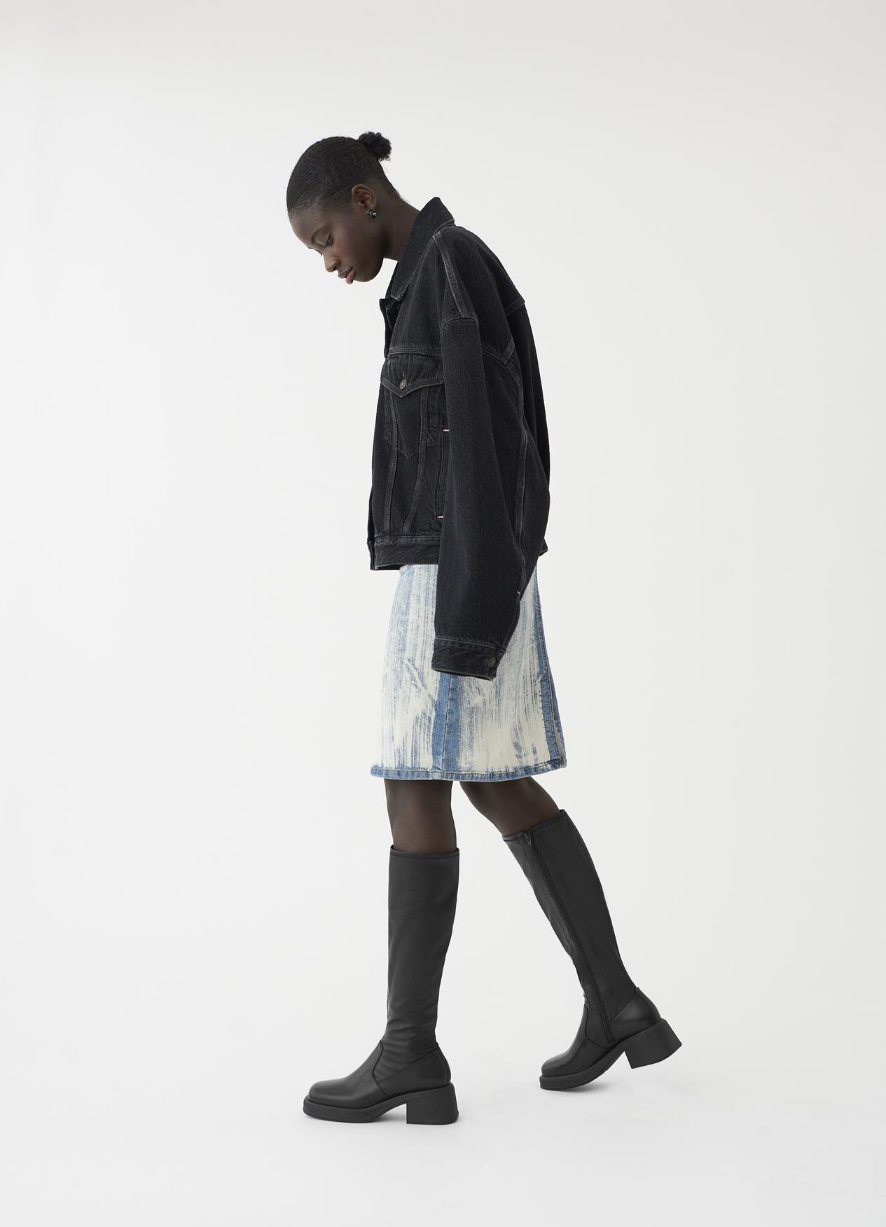 Dorah tall boots | Tall boots | Black | Leather/Comb | Woman