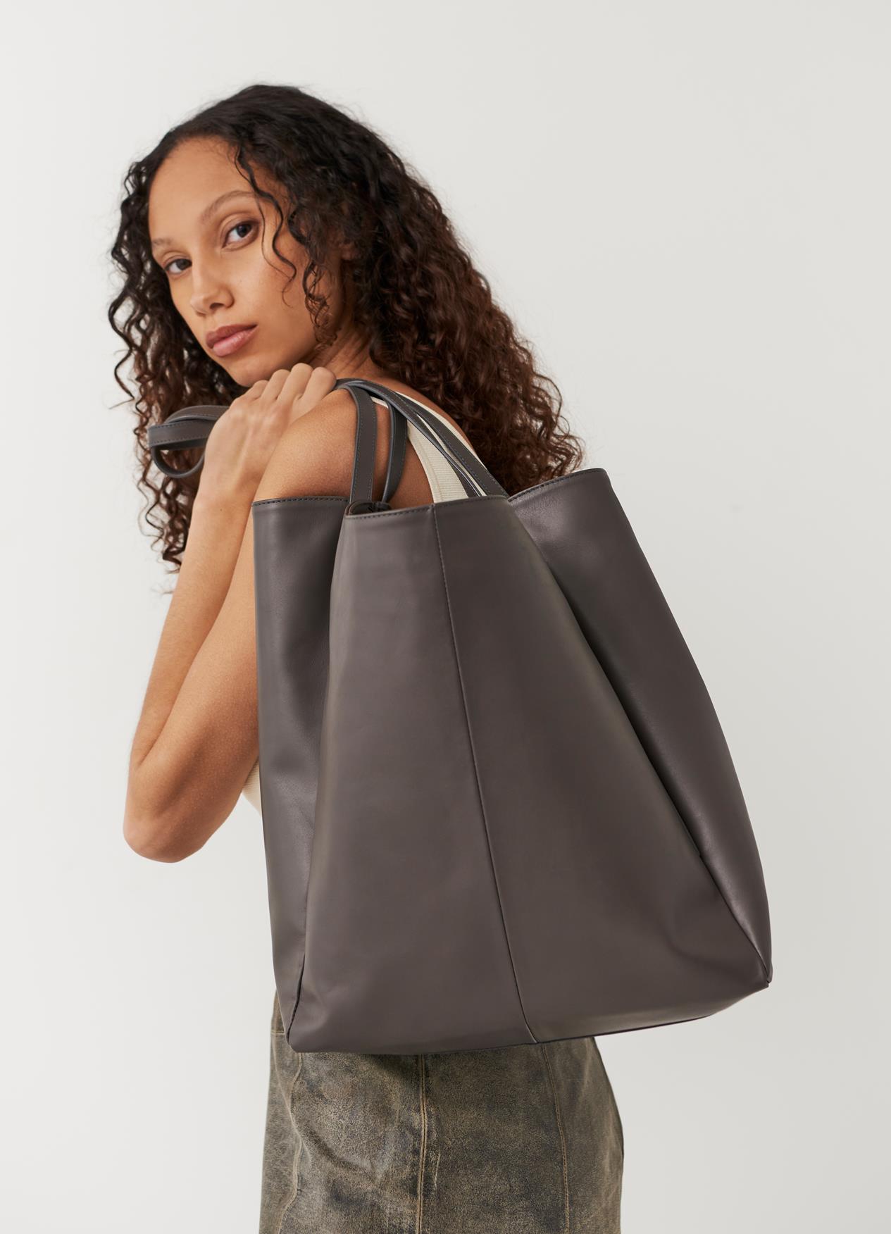 Masella bag | Bag | Grey | Leather | Woman | Vagabond