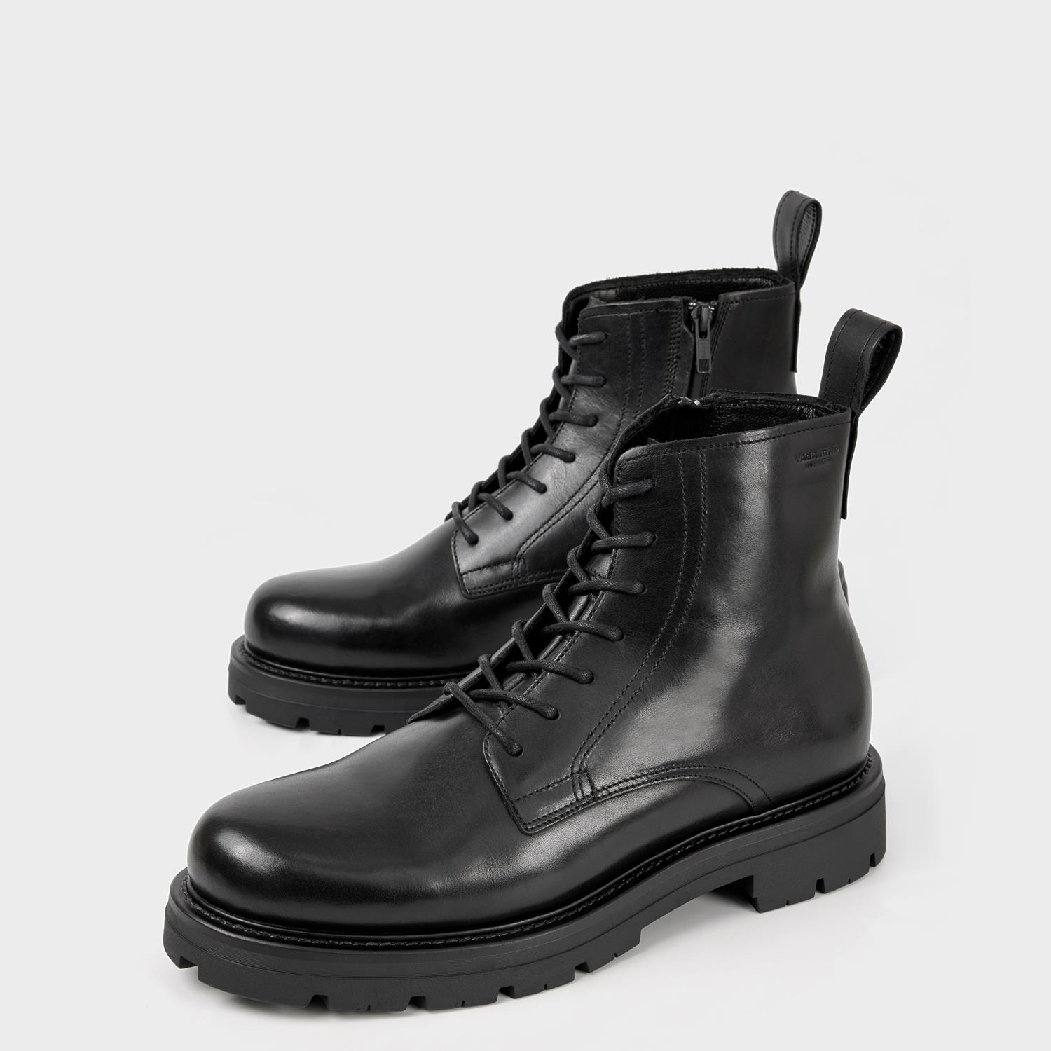 Vagabond Cameron - Men's Preto Couro