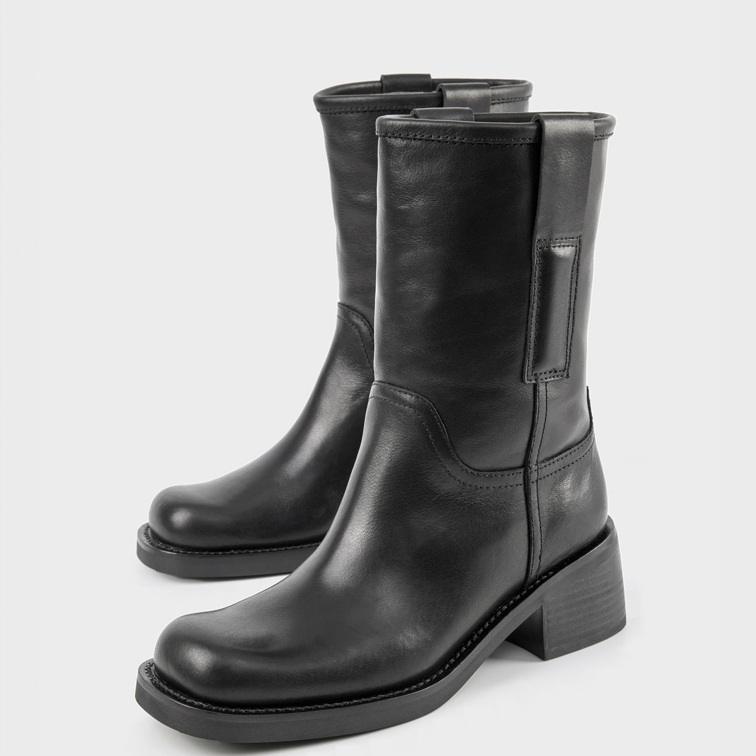 Vagabond Nour - Women's Preto Couro