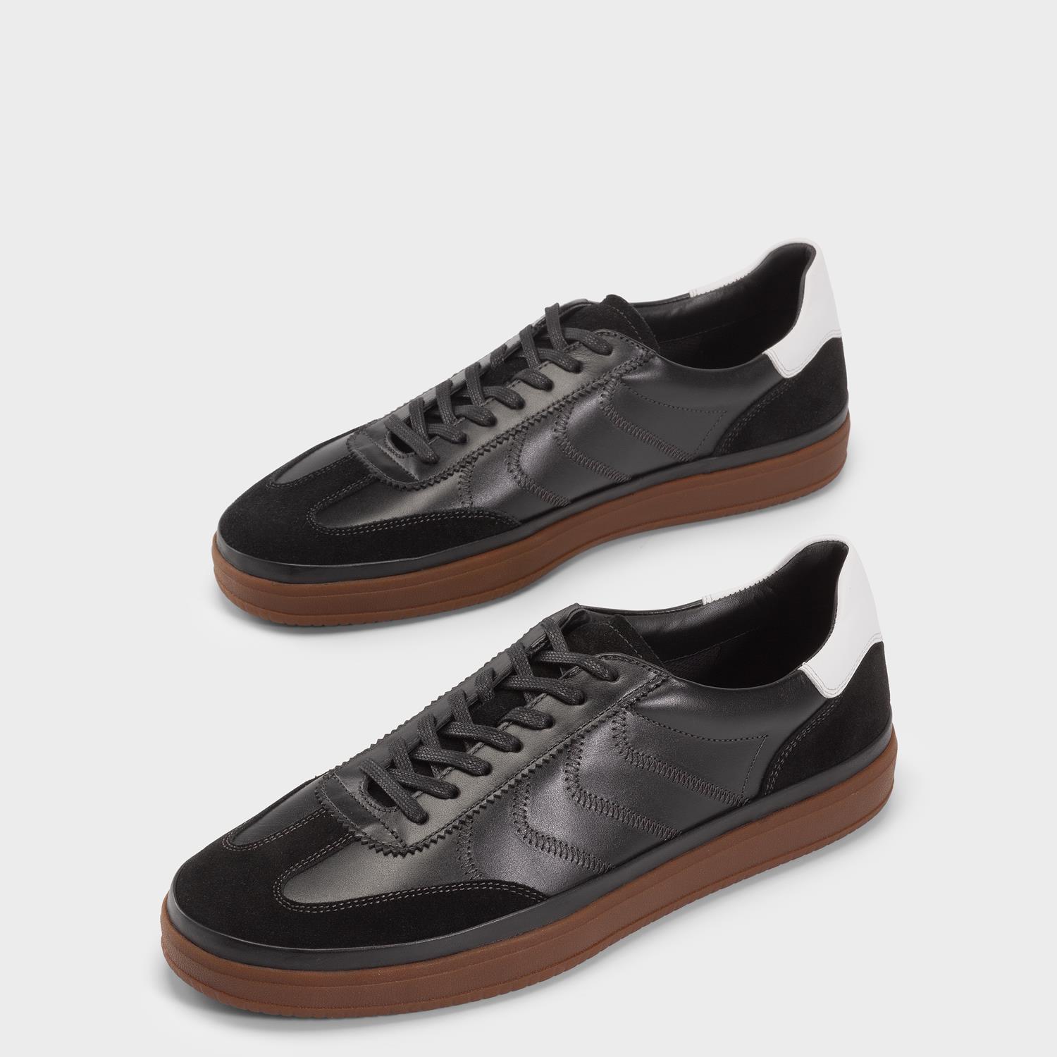 Men's Black Vagabond Shoemakers Leo - Suede/Leather