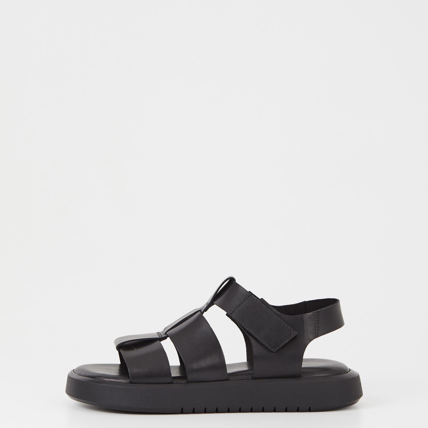 Vagabond Nate - Homme Noir Cuir - vagabond - Modalova
