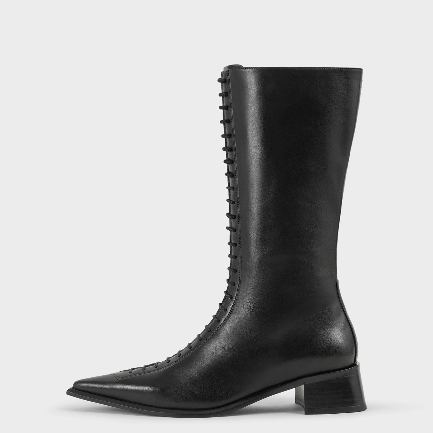 Vagabond Samira - Femme Noir Cuir - vagabond - Modalova