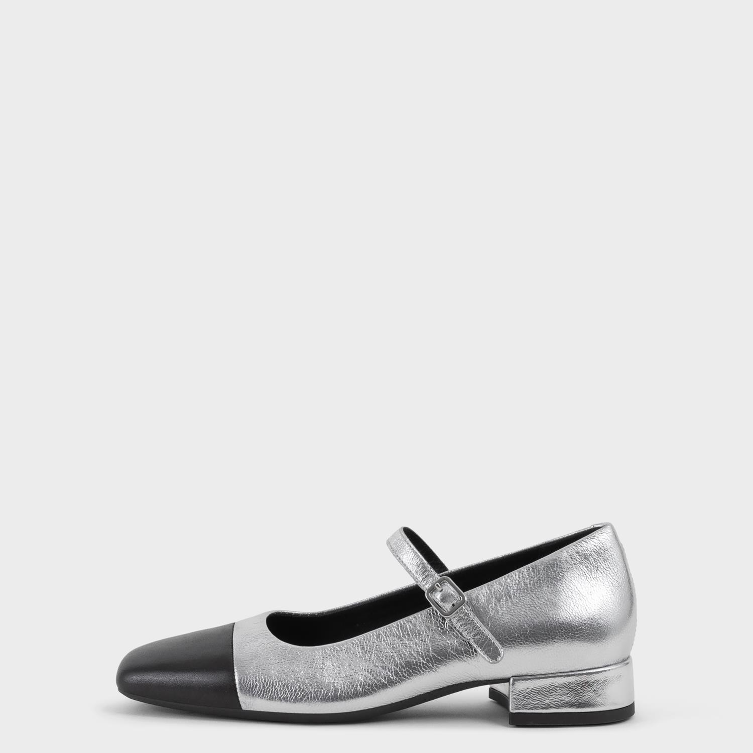 Vagabond Debbi - Dam Silver Leather/metallic