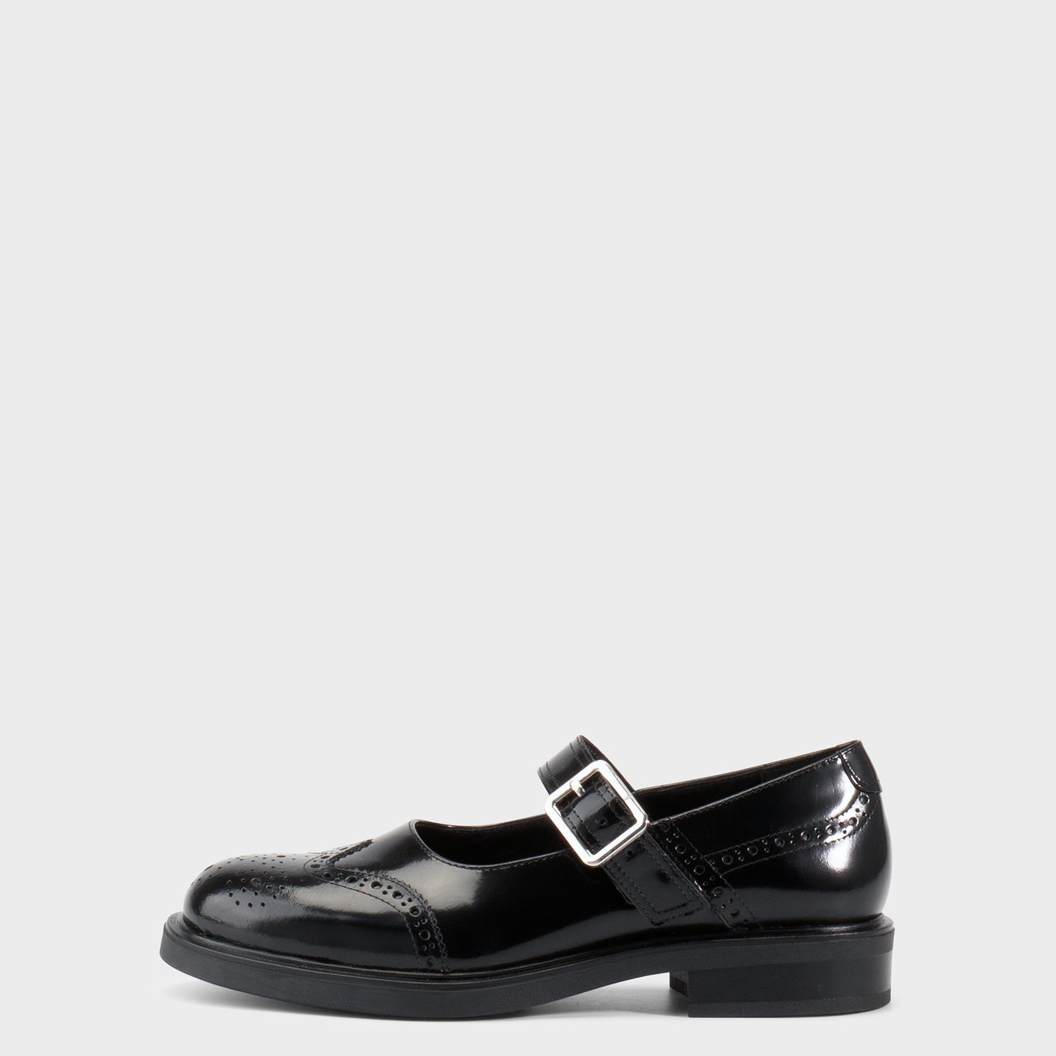 Vagabond Freya - Donna Nero Pelle Lucida