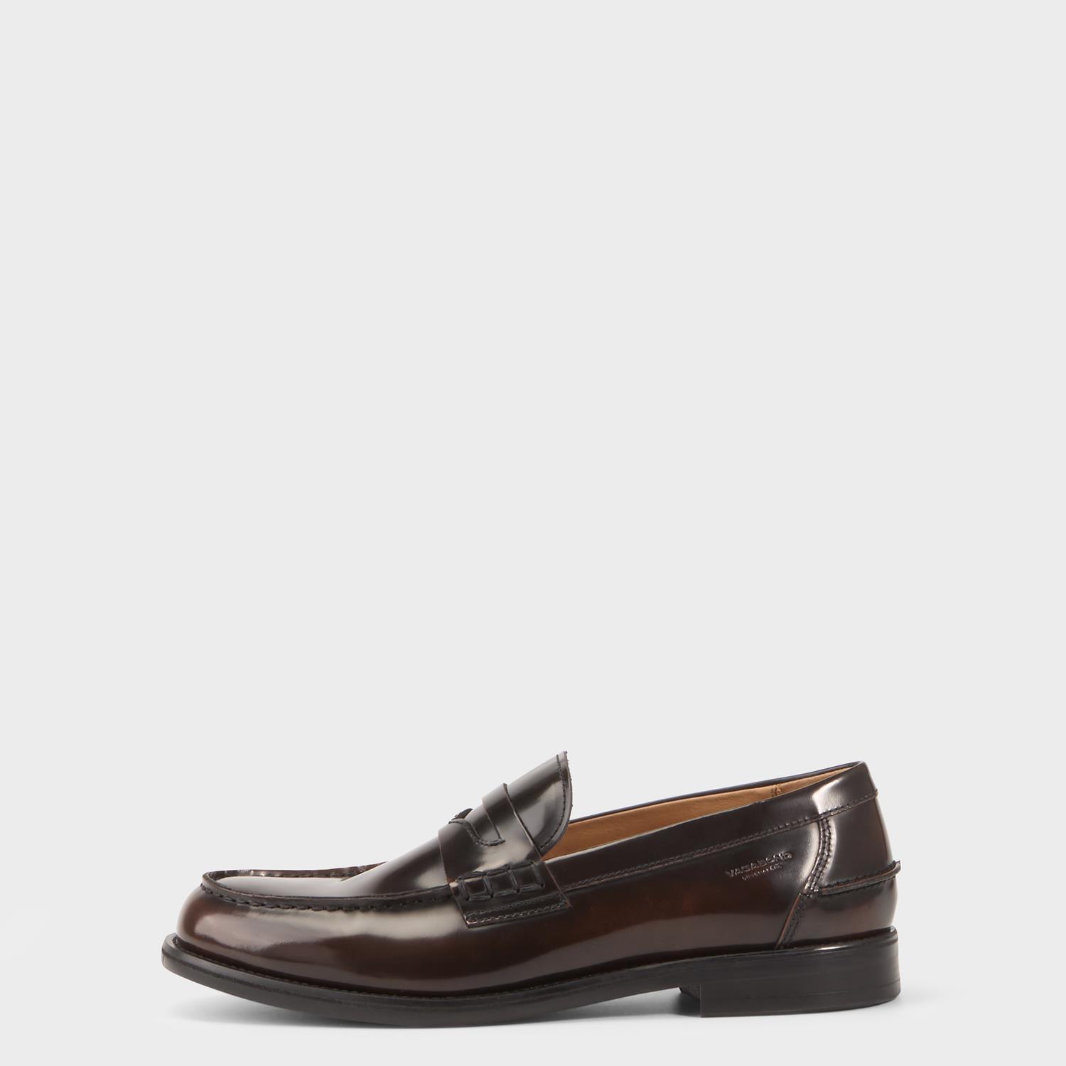 Vagabond Steven - Uomo Rosso Scuro Pelle Lucida