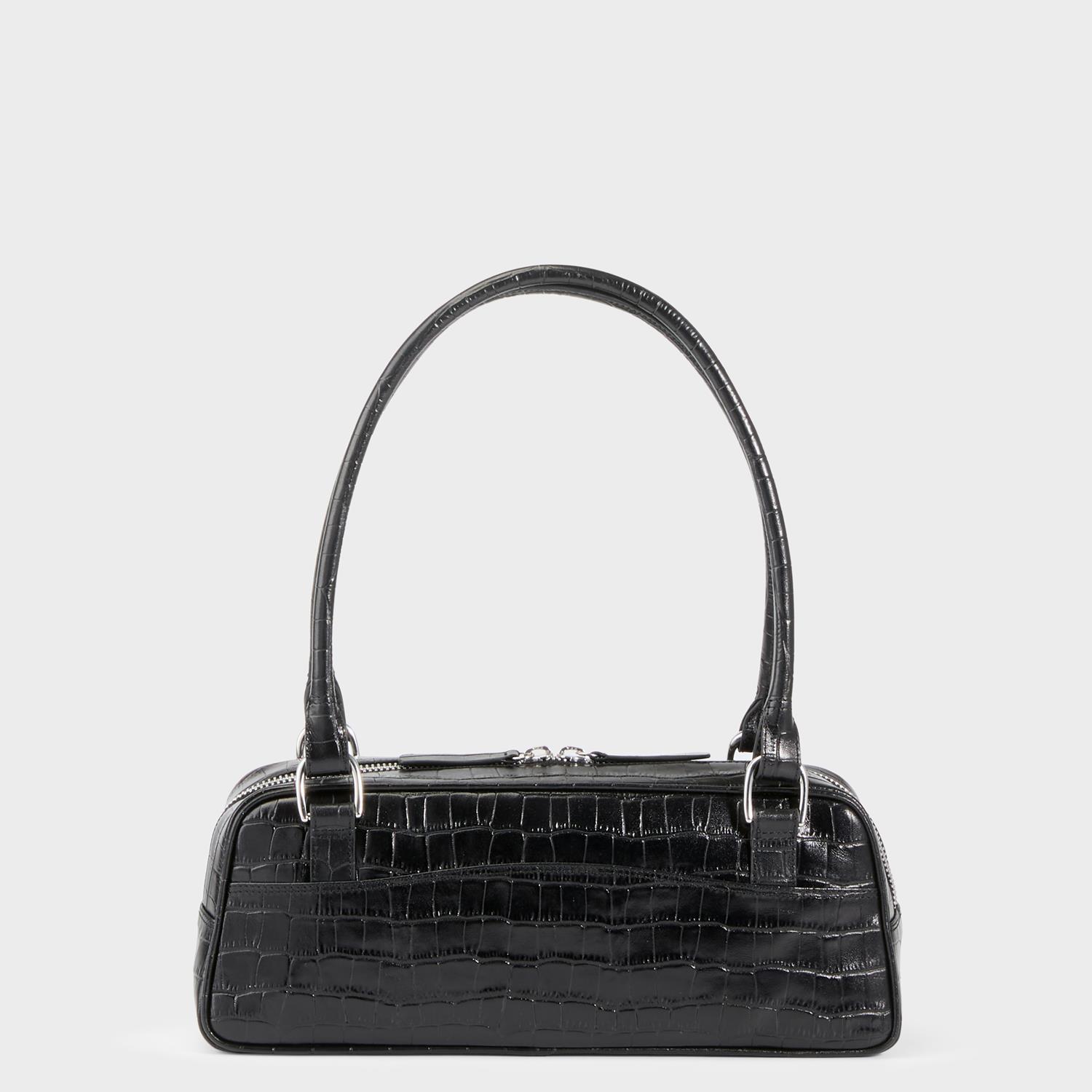 Vagabond Nomi Mini - Donna Nero Pelle Goffrata