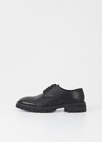 Johnny&#39;s - 漆黒  Punk Mens Shiny Leather Lace Up Motor Combat Over Knee High