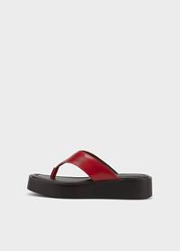 Danya sandals | Sandals | Red | Brush-Off Leather | Woman | Vagabond
