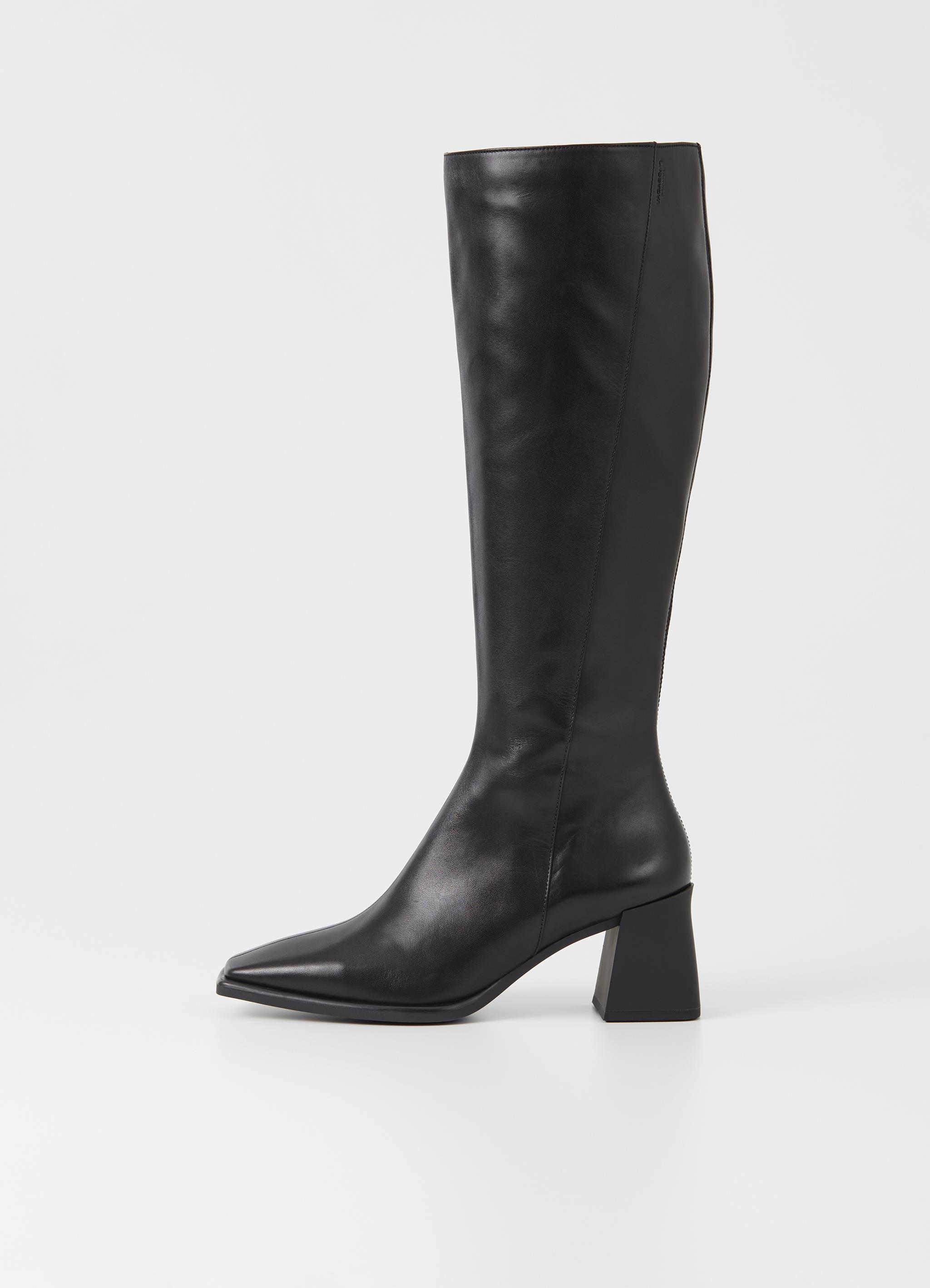 Hedda tall boots | Tall boots | Black | Leather | Woman | Vagabond