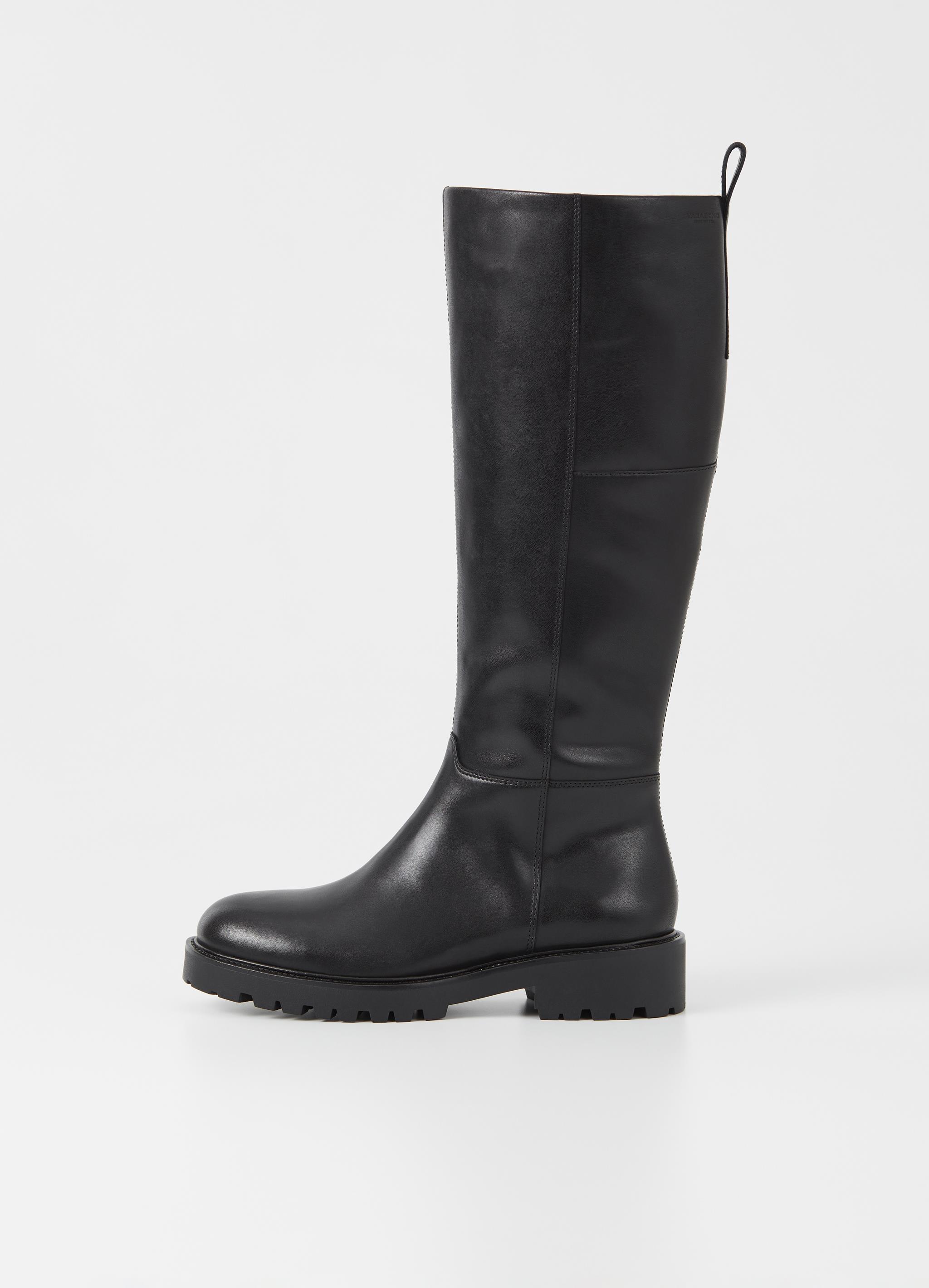 Kenova tall boots | Tall boots | Black | Leather | Woman | Vagabond