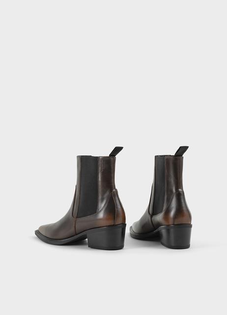 Kelsey boots Brown brush-off leather