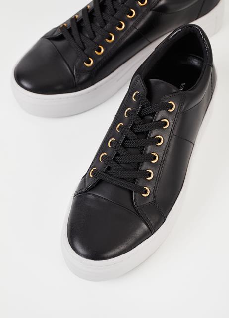 Zoe platform sneakers Black leather