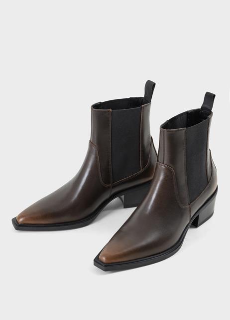 Kelsey boots Brown brush-off leather