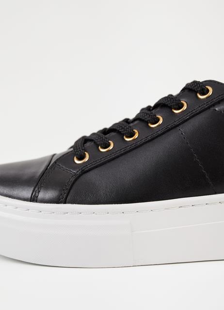 Zoe platform sneakers Black leather