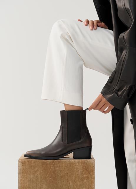 Kelsey boots Brown brush-off leather