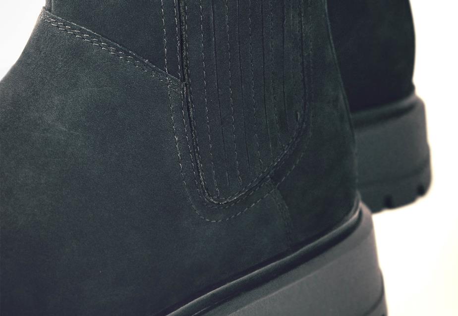 Close-up of nubuck