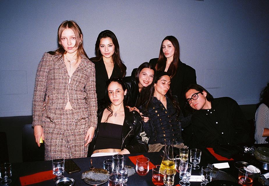 Dinner guests at the Vagabond SS25 event during Paris Fashion Week.