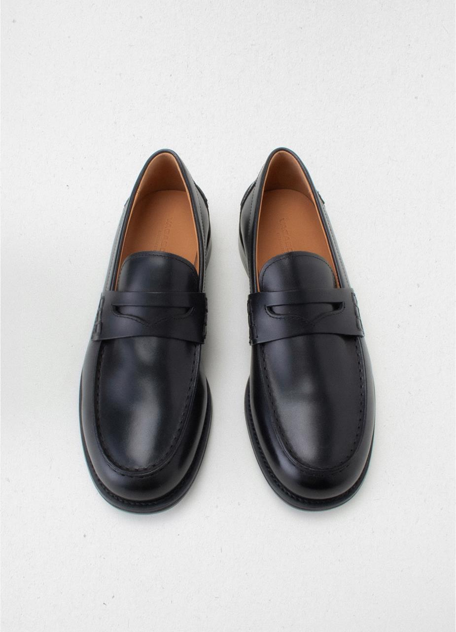 Steven mocassins Noir cuir