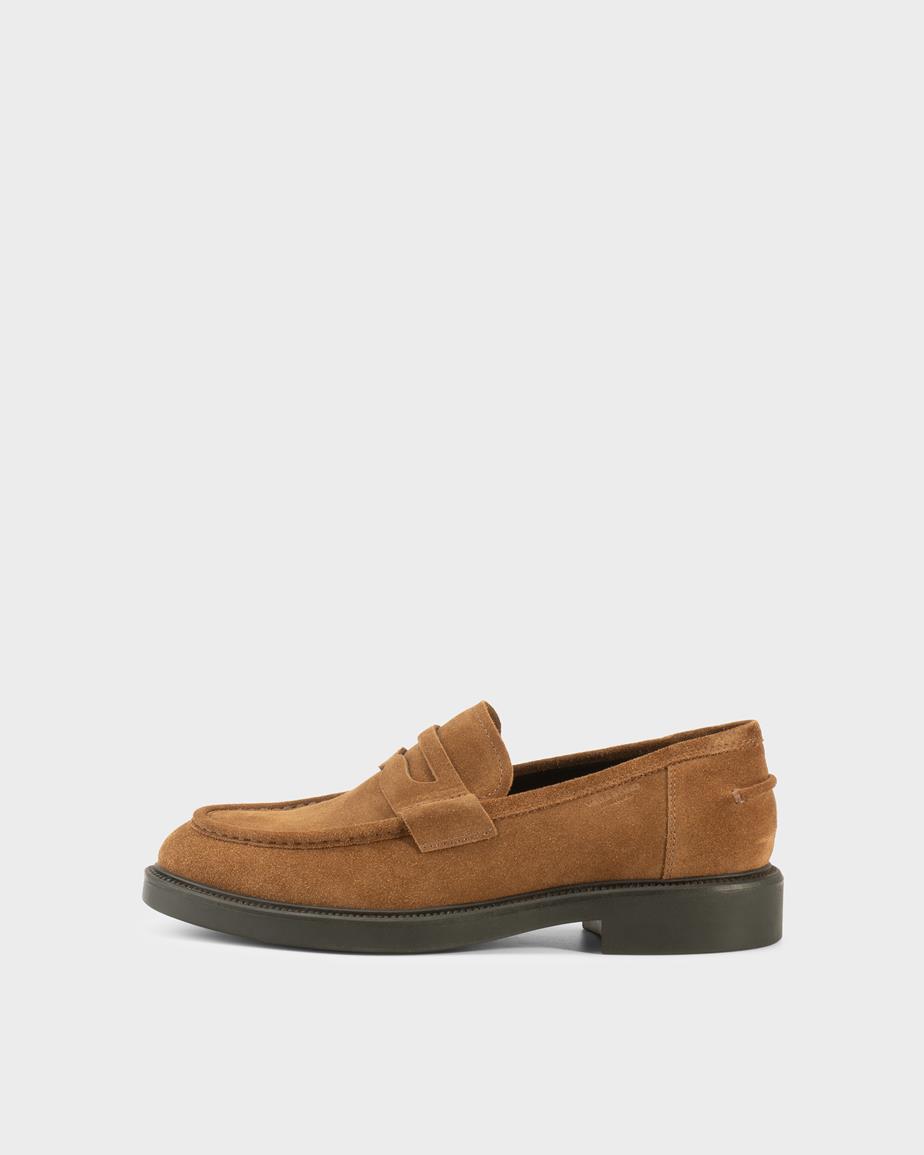 Alex m loafers Bruin, Suède