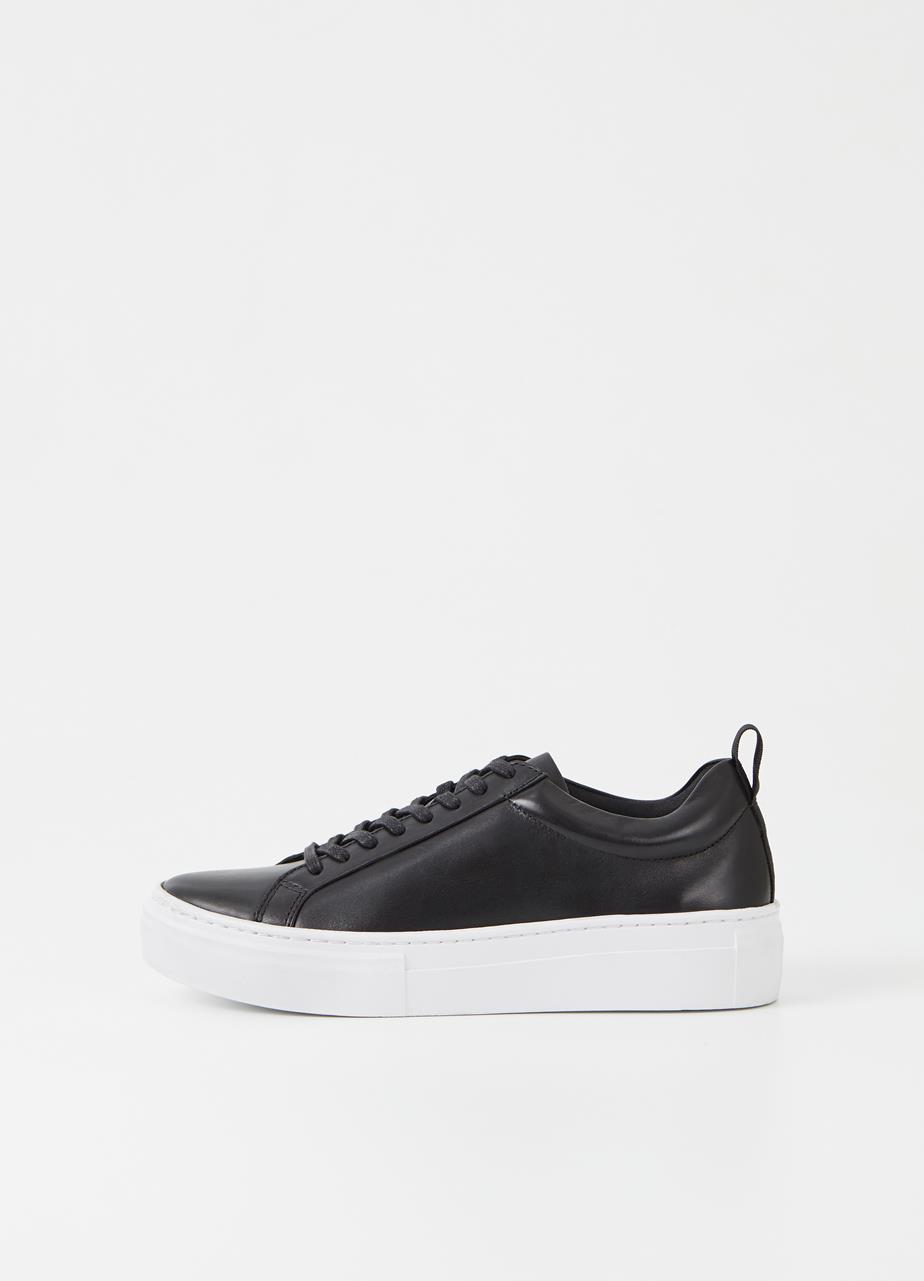 Zoe platform sneakers BLACK LEATHER