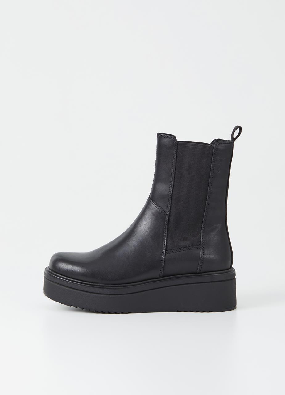 Tara botas Negro cuero