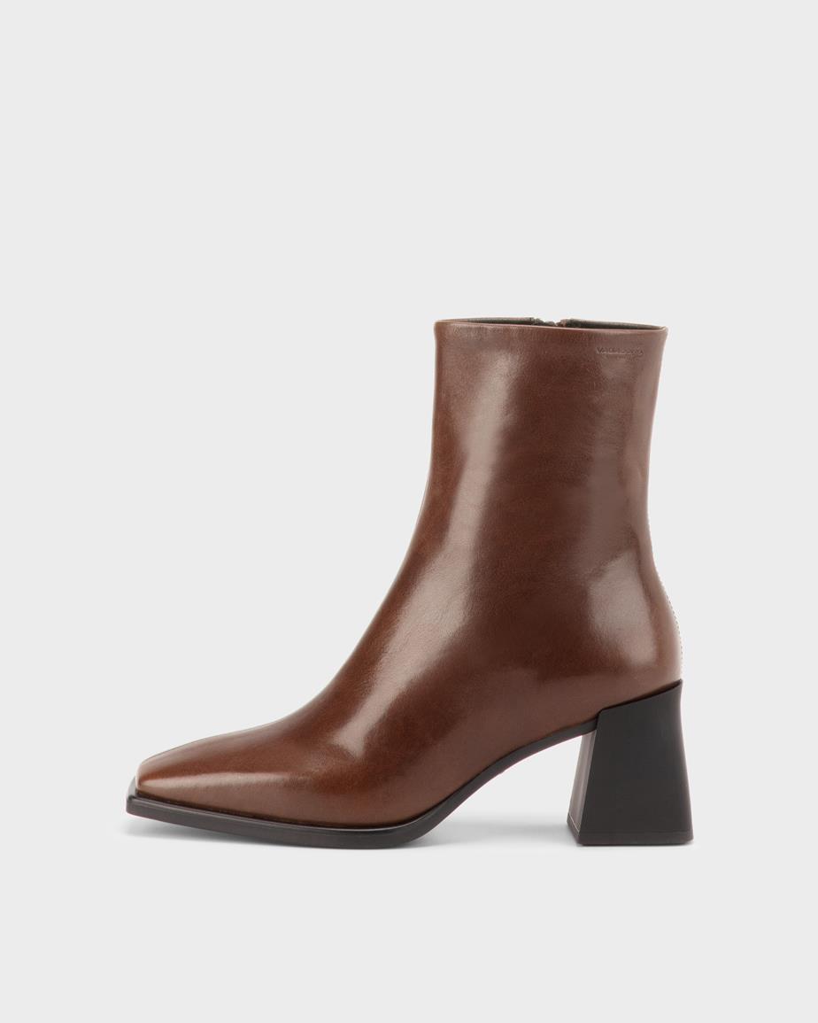 Hedda ankle boots Brown, Leather