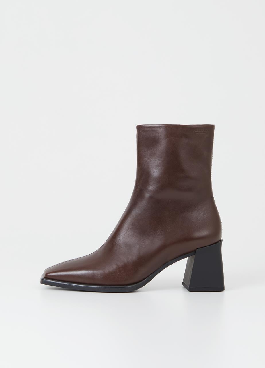 Hedda boots DARK BROWN LEATHER