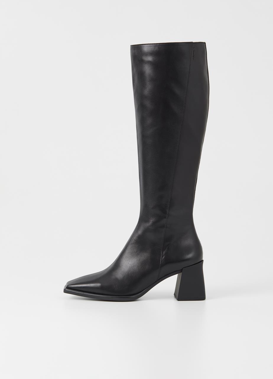 Hedda botas altas Negro cuero