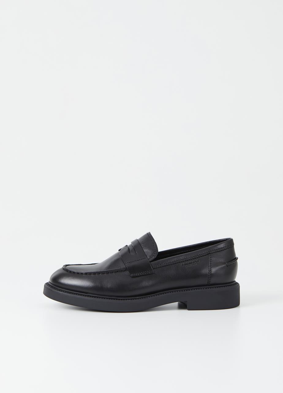 Alex w loafer Preto couro