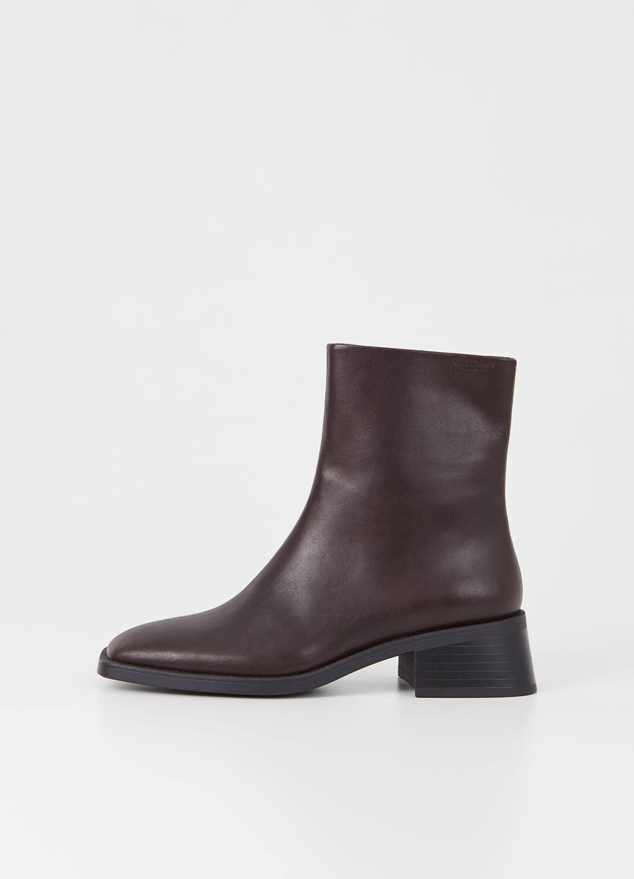 Blanca bottes Marron Foncé cuir