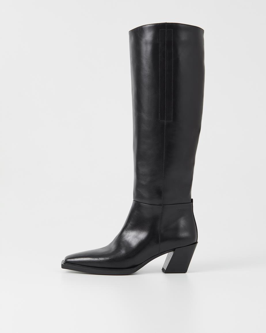 Alina boot cao cổ Màu Đen, Da
