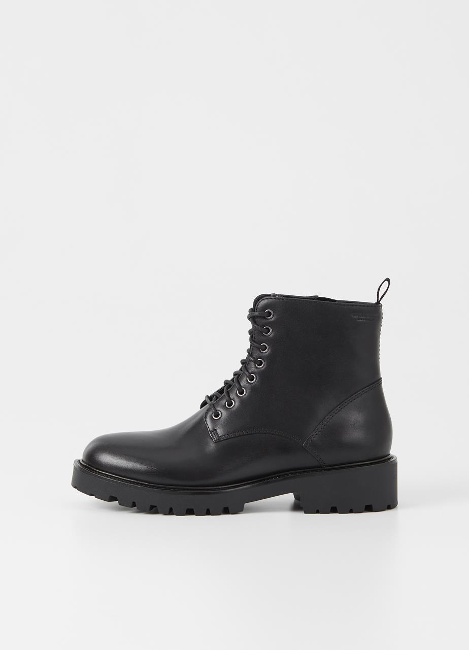 Kenova bottes Noir cuir