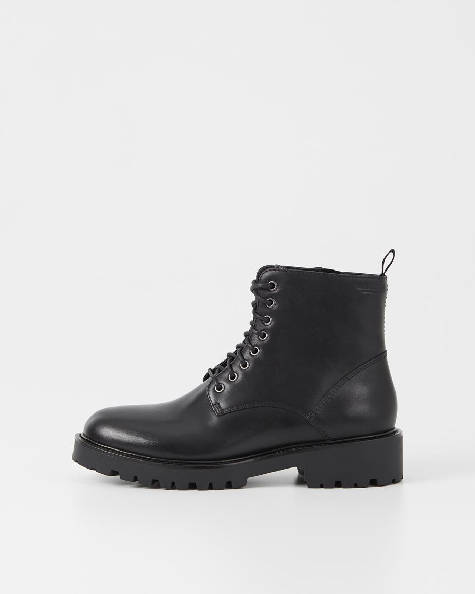 Kenova stiefel Schwarz, Leder