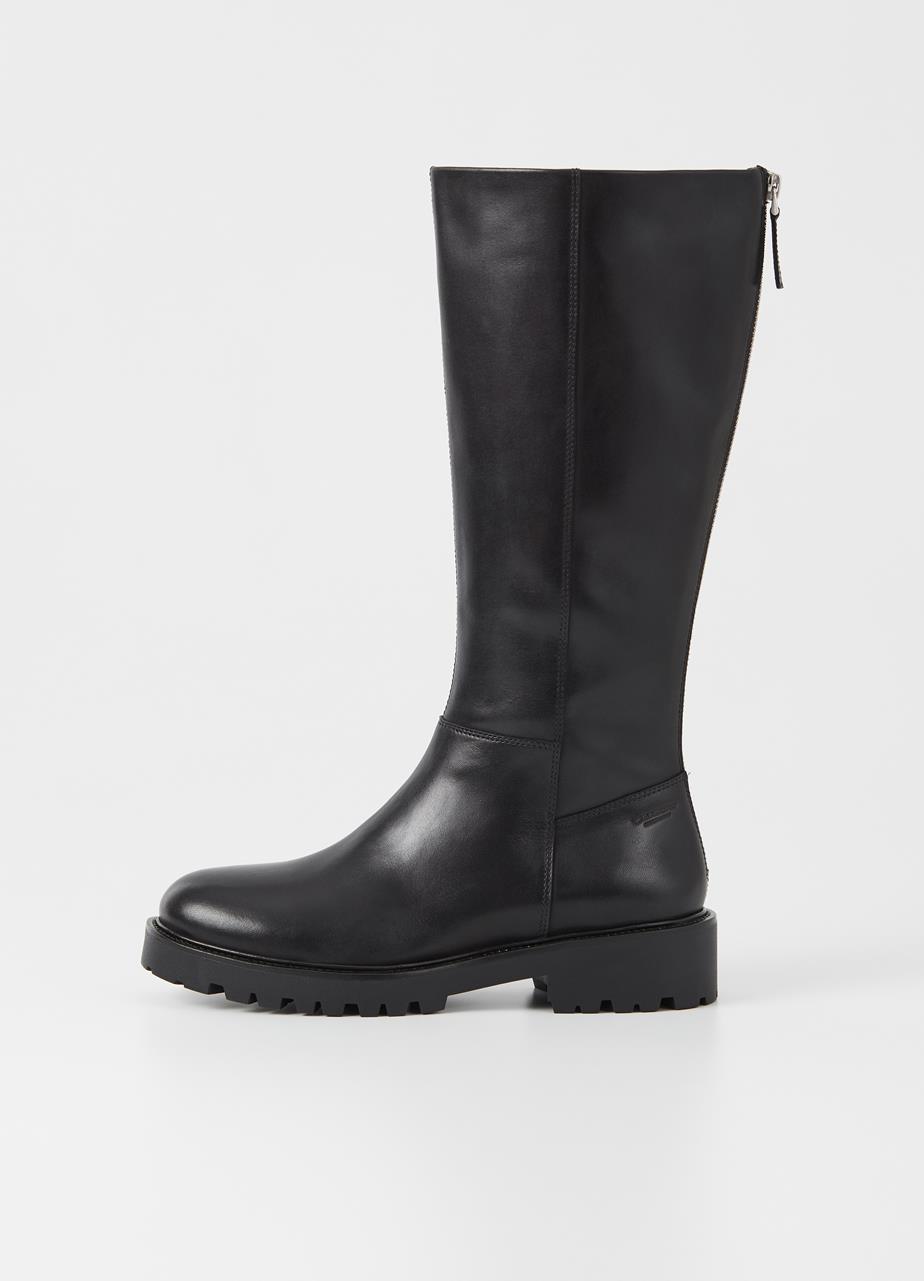 Kenova tall boots Black leather