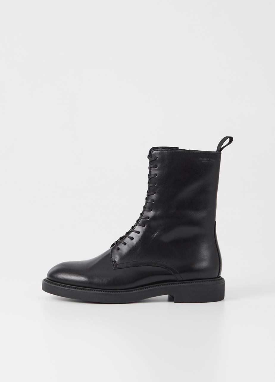 Alex w boots Black leather