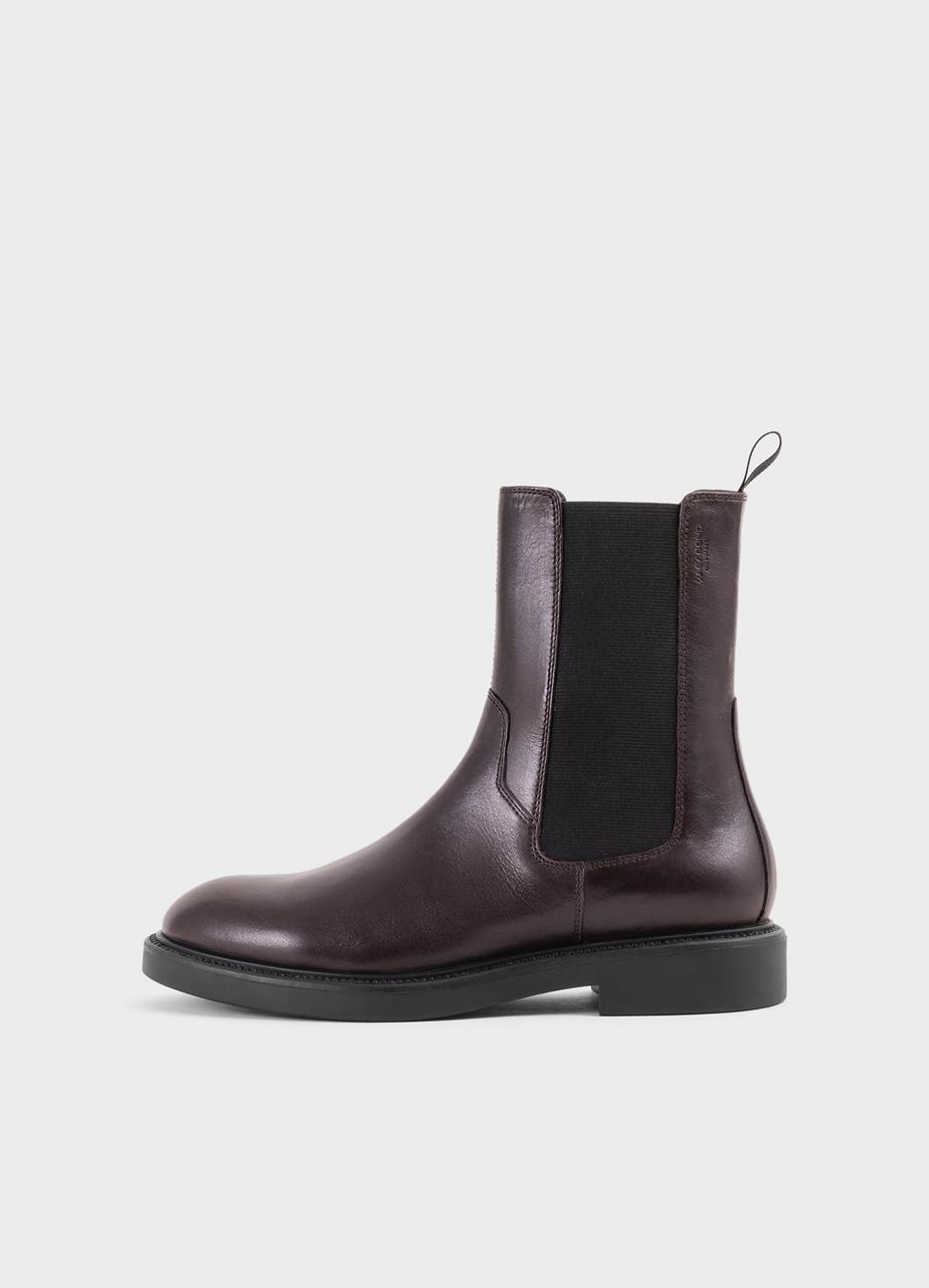 Alex w boots Dark Brown leather