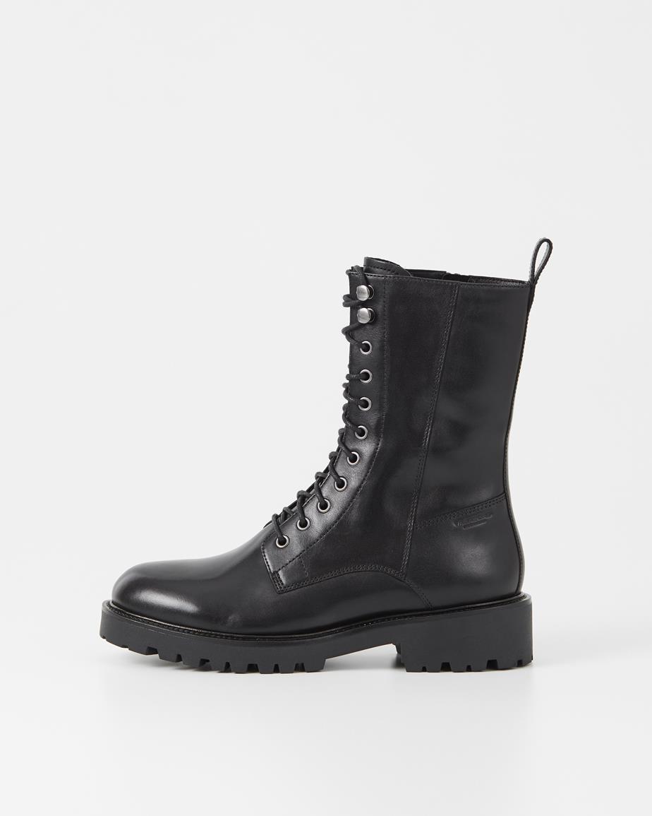 Kenova stiefel Schwarz, Leder