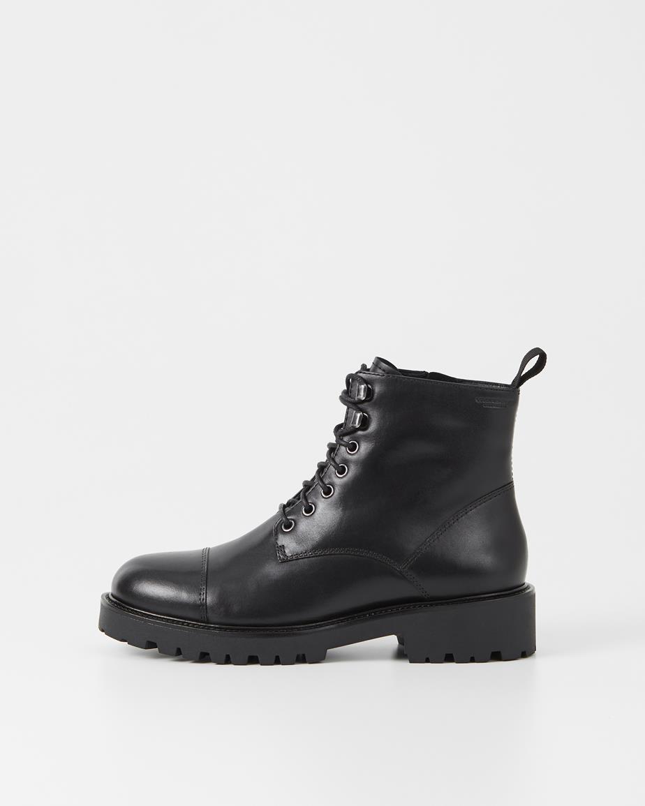 Kenova stiefel Schwarz, Leder