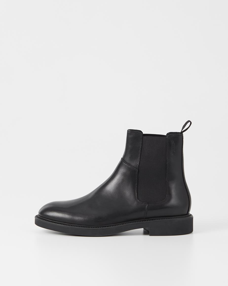 Alex m stiefel Schwarz, Leder