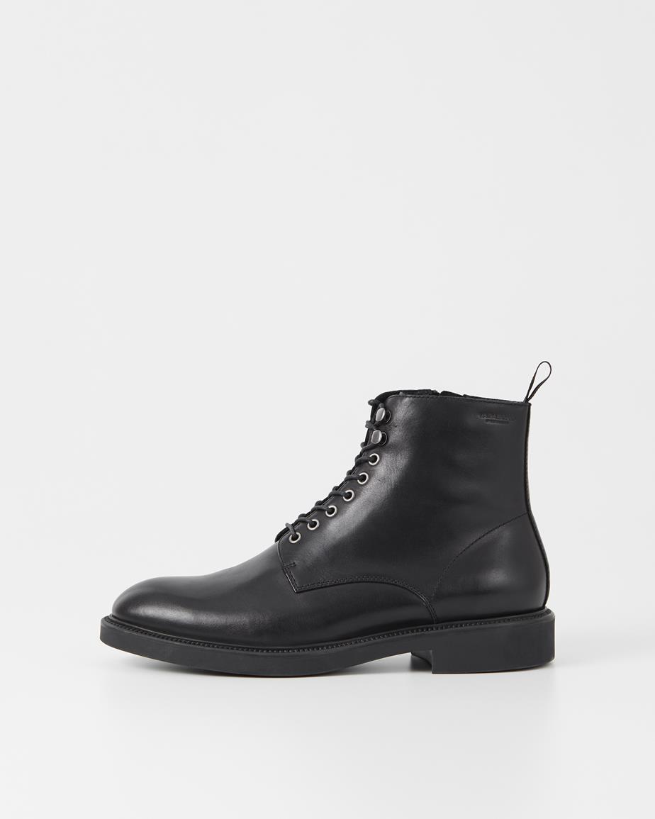 Alex m stiefel Schwarz, Leder