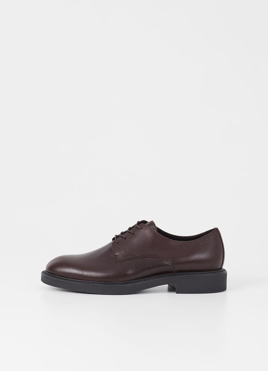 Alex m chaussures basses Marron Foncé cuir