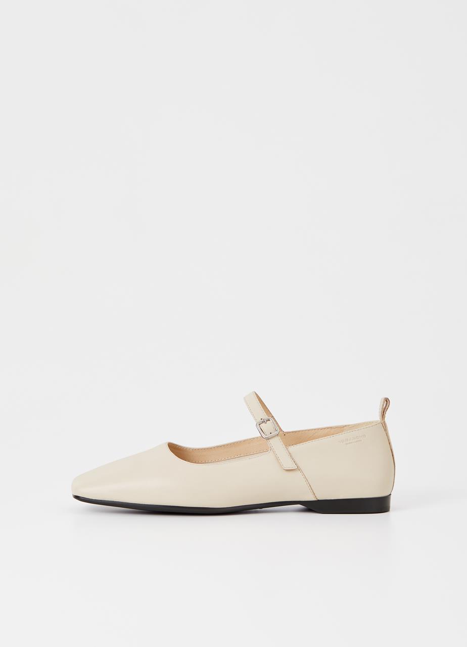 Delia shoes Off-White leather